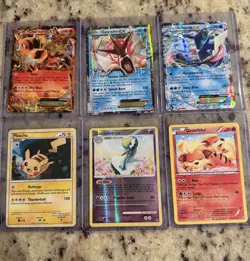 6 Holo Pokemon Cards TCG - Image 1