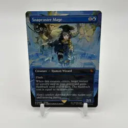 Snapcaster Mage (Borderless) (Chocobo Track Foil) Final Fantasy Foil - Mint - Image 1