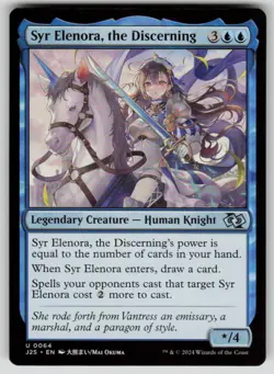Syr Elenora, the Discerning (Anime) U Foundations Jumpstart 64 NM - Image 1