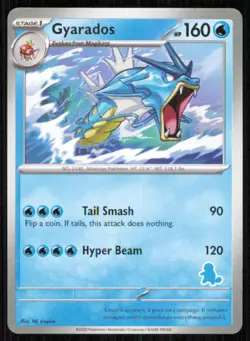 Gyarados Unconfirmed My First Battle Pokemon Near Mint - Image 1