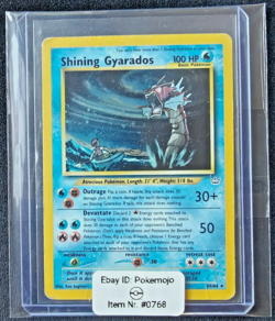 Pokemon, Shining Gyarados 65/64, Neo Revelation, Secret rare, Heavy play, PSA 1 - Image 1