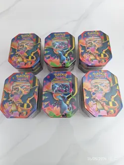 Pokemon TCG: Mega Charizard X & Y ex Tins - Image 1