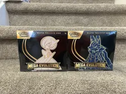 Pokemon TCG Mega Evolution Elite Trainer Box Lot Of 2 Lucario Gardevoir - Image 1
