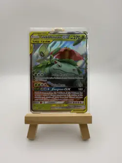 The Pokemon Company Celebi & Venusaur GX 1/181 Sm-Team Up Ultra Rare Holo 270 LP - Image 1