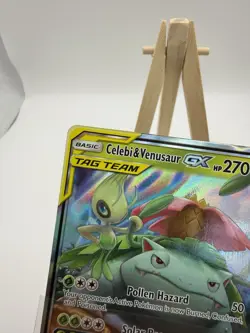 The Pokemon Company Celebi & Venusaur GX 1/181 Sm-Team Up Ultra Rare Holo 270 LP - Image 4