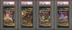 2021 Pokemon SWSH Evolving Skies Packs Sequential Art Set PSA 8 - Image 1