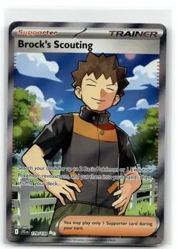 Brock's Scouting 179/159 Ultra Rare Journey Together Pokemon NM b4 #2 - Image 1