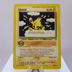 Pokemon TCG - Elekid 22/111 Neo Genesis Rare WOTC - NM - Image 2