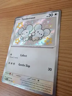Pokemon TCG Tandemaus 209/091 SV Paldean Fates Shiny Rare - Image 2