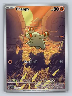 Phanpy 205/191 Illustration Rare Surging Sparks Pokemon NM - Image 1