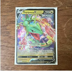 Pokemon Rayquaza V SWSH147 Sword & Shield Promo Holo Rapid Strike 210HP 2021 - Image 1