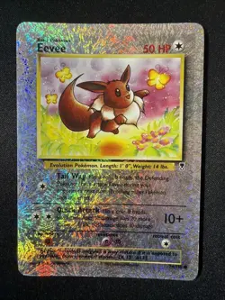 4 Pokemon Legendary Collection Eevee Vaporeon Jolteon Vaporeon Holo Custom - Image 1