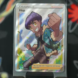Pokemon Champions Path Ultra Rare Full Art Hop Trainer 73/73 - NM - Mint - Image 1