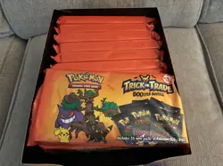 12x Sealed Pokemon Trick or Treat Booster Bundles, 35 Mini Packs, w/ Display - Image 1