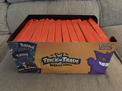 12x Sealed Pokemon Trick or Treat Booster Bundles, 35 Mini Packs, w/ Display - Image 2