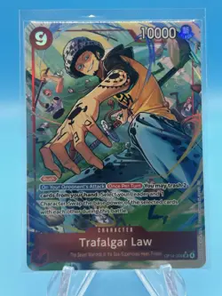 One Piece Trafalgar Law (Alt Art) OP14-009 SR The Azure Sea’s Seven NM - Image 1