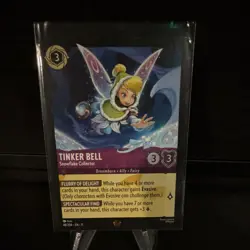 Disney Lorcana Tinker Bell-Snowflake Collector First Chapter 48/204 (B) - Image 1