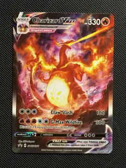 Pokemon Card 2022 TCG Charizard VMAX SWSH261 Alt Art Black Star Promo NM 2 - Image 1