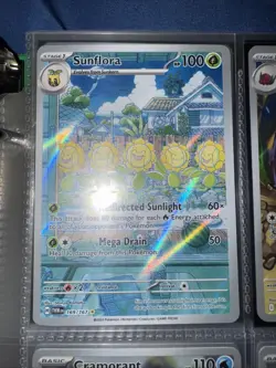 Pokemon TCG Sunflora Card 169/167 Twilight Masquerade Series - Image 1