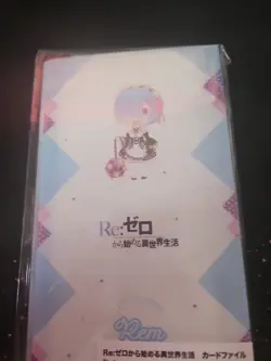 Yugioh Pokemon Re:Zero Starting Life in Another World Card Binder File Rem - Image 2