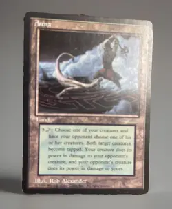 1994 MTG RARE BOOK PROMO CARD - ARENA (Magic the Gathering - CCG) - Image 1