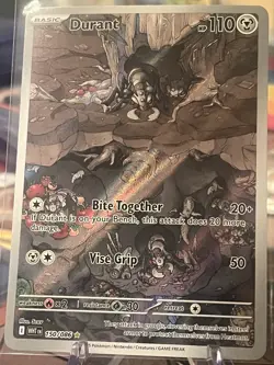 Durant 150/086 Pokemon TCG SV: White Flare Illustration Rare Holo Card - Image 1