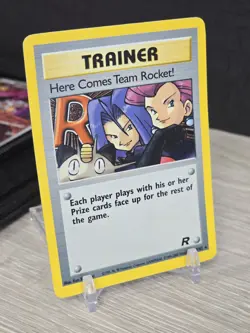 Pokemon Card Here Comes Team Rocket! 15/82 Holo Rare Team Rocket 1999 Vintage - Image 1