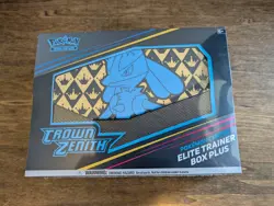 Crown Zenith Pokemon Center Elite Trainer Box Plus ETB TCG Card Factory Sealed - Image 1