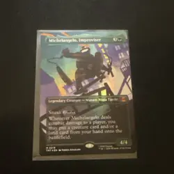 Michelangelo, Improviser (Borderless) Teenage Mutant Ninja Turtles Foil - Image 1