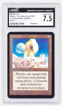 Magic The Gathering Winter Orb Limited Edition (Alpha) CGC 7.5 NM+ - Image 1