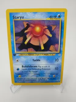 Pokemon 1st Edition Staryu 56/64 Neo Revelation - Image 1