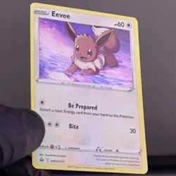 Pokemon Eevee SWSH127 Black Star Promo NM Rare Eeveelution Pokemon Card - Image 3