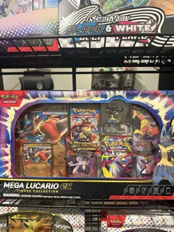 Pokemon TCG Mega Lucario ex Premium Figure Collection Box Factory Sealed - Image 1