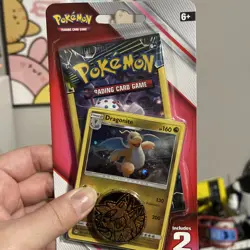 Pokemon 2019 - Sun And Moon Blister - (2) 3 Card Mini Booster Pack Coin - Image 2
