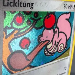 LP Reverse Holo Lickitung 37/112 FireRed & LeafGreen Pokemon Sumiyoshi Kizuki - Image 4