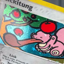 LP Reverse Holo Lickitung 37/112 FireRed & LeafGreen Pokemon Sumiyoshi Kizuki - Image 5