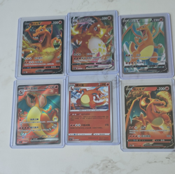 Pokemon Charizard Card Lot (6) - Chinese Language - Image 1