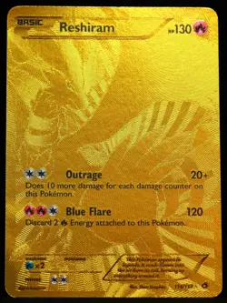 Reshiram #114/113 Legendary Treasures NM Pokemon Card - Image 1