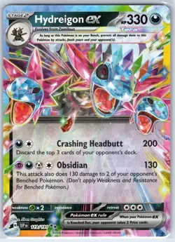 Hydreigon ex 119/191 Double Rare Surging Sparks Pokemon Holo Near Mint - Image 1