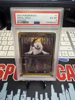 2003 Pokemon Absol 1/97 Dragon Holo Psa 6 - Image 1