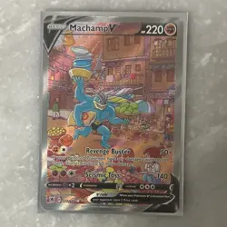 Pokemon Machamp V 172/189 Astral Radiance Ultra Rare Full Art Holo 220 HP - Image 1