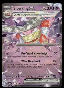 Slowking ex 086/193 Double Rare Paldea Evolved Pokemon NM - Image 1