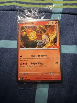 Pokemon TCG Ho-Oh Promo Holo 010/086 English Basic SEALED GAMESTOP PROMO - Image 1