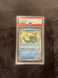 PSA 9 Feraligatr Illustration Contest 2024 Pokemon Svp En-Sv 213 - Image 1