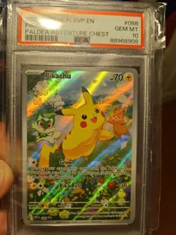 2024 #88 Pokemon SVP en Pickachu Paldea Evolved ETB Gem Mint PSA 10 Graded - Image 1