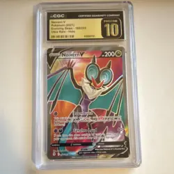 CGC Pristine 10 Noivern V 195/203 Evolving Skies Ultra Rare Holo 2021 - Image 1