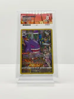 Ace Grading 8 Pokemon Gengar TG06/TG30 Lost Origin Trainer Gallery Holo English - Image 1