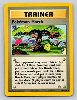 Pokemon March 102/111 Common Neo Genesis Pokemon Unlimited NM - Image 1
