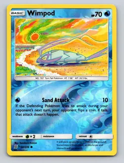 Wimpod 50/236 Common Unified Minds Pokemon Reverse Holo NM - Image 1