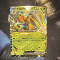 Pokemon TCG Beedrill EX 003/086 Double Rare CR1N Full Art Holo English 310 HP - Image 1